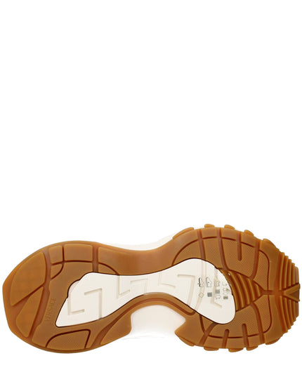 Versace Beige Fabric Chunky Sneakers
