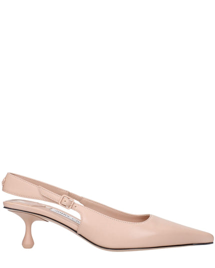Jimmy Choo Pink Leather High Heel Pumps