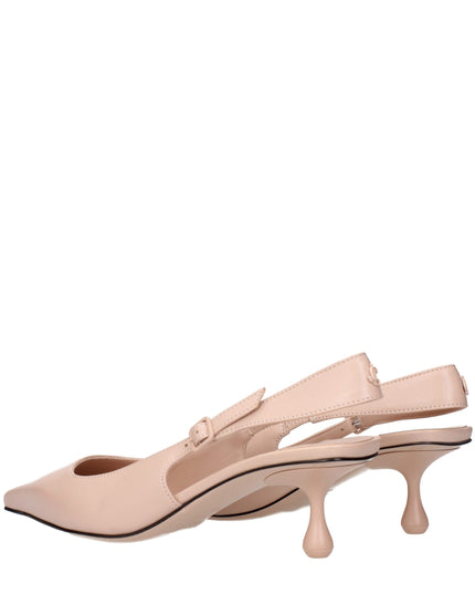 Jimmy Choo Pink Leather High Heel Pumps