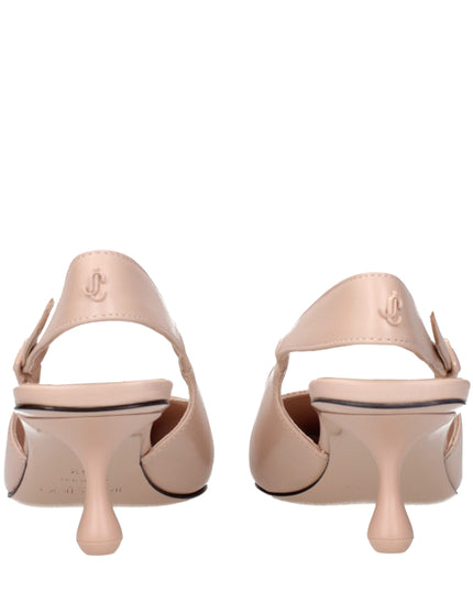 Jimmy Choo Pink Leather High Heel Pumps