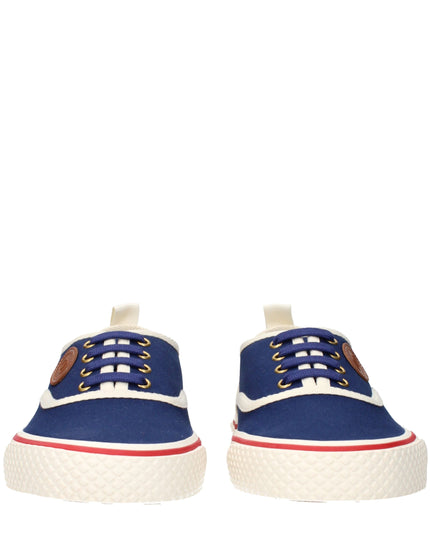 Valentino Garavani Blue Fabric Low Top Sneakers