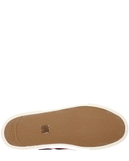 Valentino Garavani Blue Fabric Low Top Sneakers