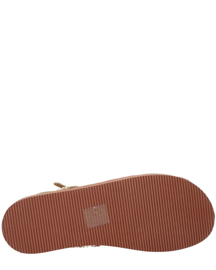 See By Chloé Gold Polyethylene Flat Sandals