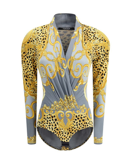 Versace Multicolor Viscose Top