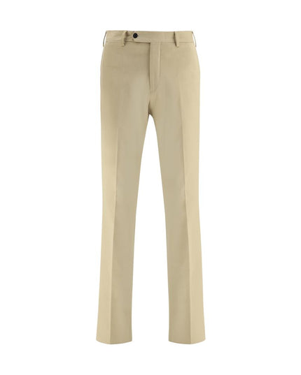 Germano Beige Cotton Chino Pants