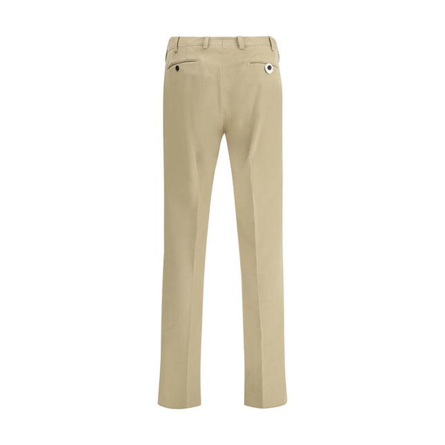 Germano Beige Cotton Chino Pants