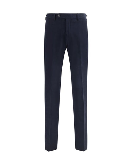 Germano Blue Cotton Chino Pants
