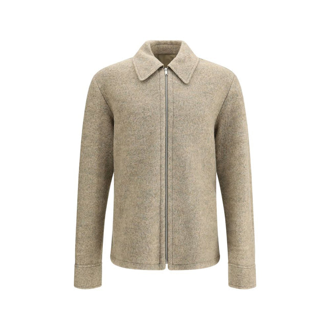 Jil Sander Beige Wool Coat