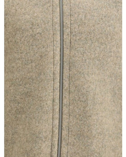 Jil Sander Beige Wool Coat