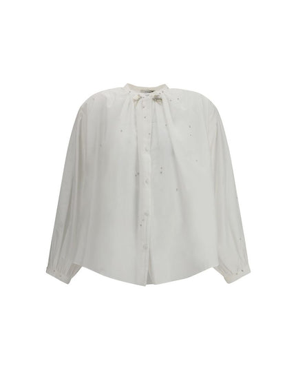 Forte_Forte White Cotton Blouse