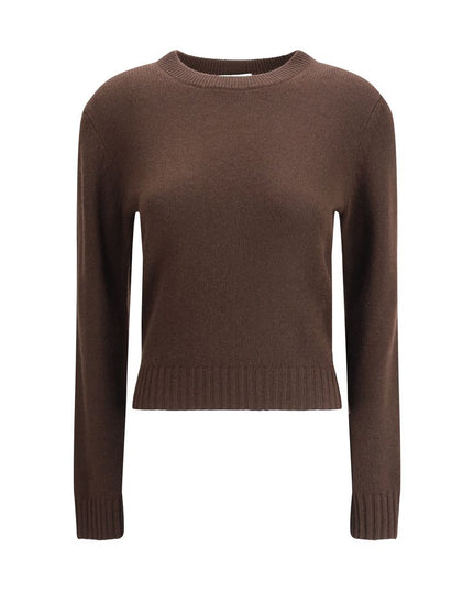 Allude Brown Cashmere Cashmere Sweater