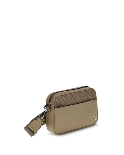 Fendi Beige Leather Shoulder Bag