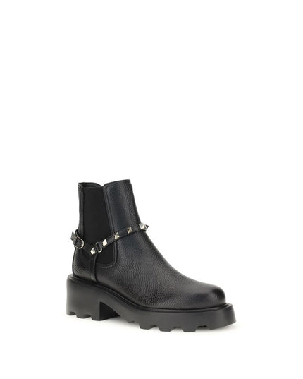 Valentino Garavani Leather Ankle Boots
