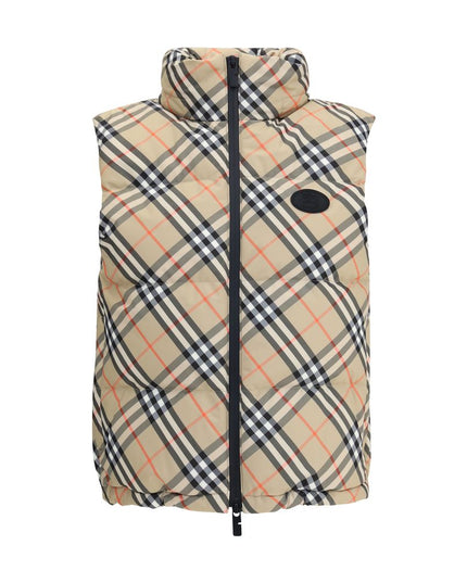 Burberry Multicolor Polyester Sleveless Jacket