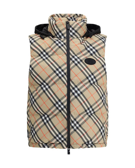 Burberry Multicolor Polyester Sleveless Jacket