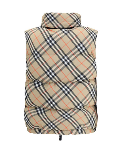 Burberry Multicolor Polyester Sleveless Jacket