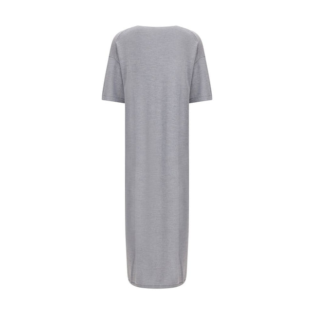 Khaite Gray Wool Casual Dress
