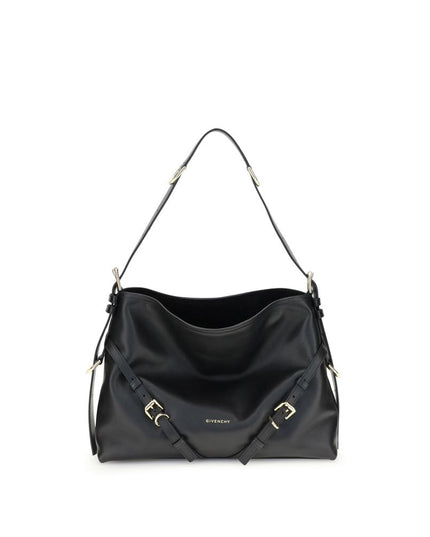 Givenchy Black Calf Leather Bos Taurus Shoulder Bag