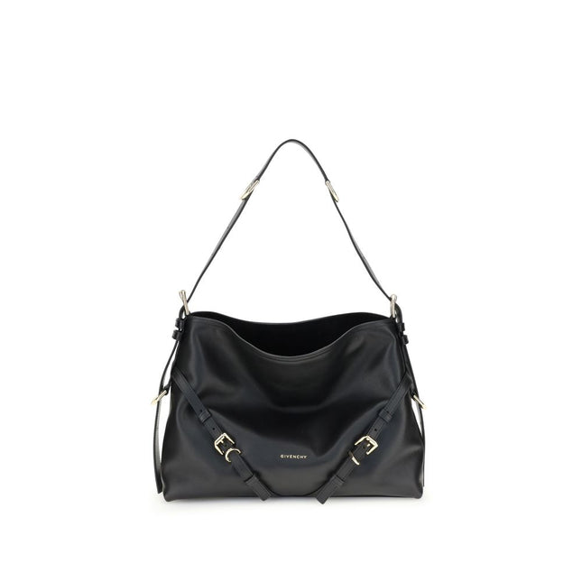 Givenchy Black Calf Leather Bos Taurus Shoulder Bag