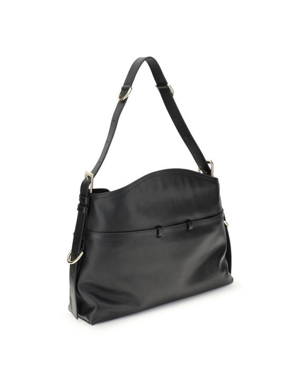 Givenchy Black Calf Leather Bos Taurus Shoulder Bag