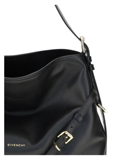 Givenchy Black Calf Leather Bos Taurus Shoulder Bag