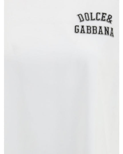 Dolce & Gabbana White Cotton T-Shirt