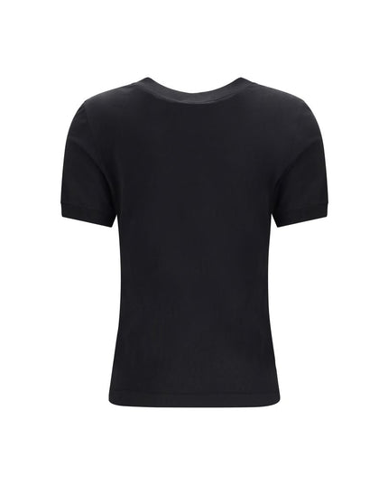 Dolce & Gabbana Black Cotton T-Shirt