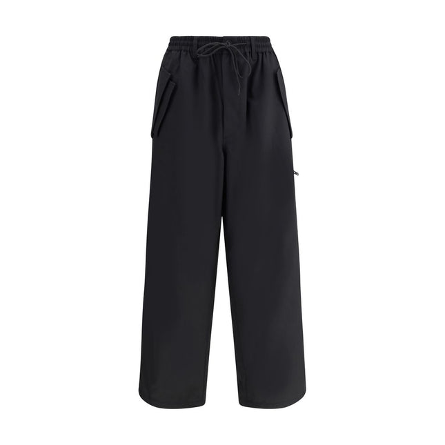 Y-3 Black Wool Casual Pants
