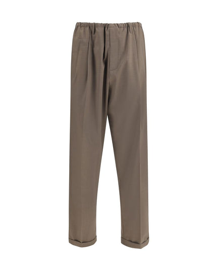 Magliano Brown Polyester Casual Pants