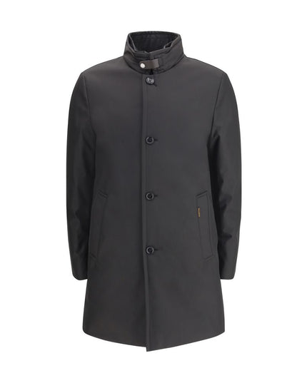 MooRER Black Polyester Coat