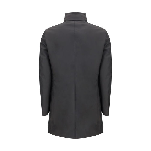 MooRER Black Polyester Coat