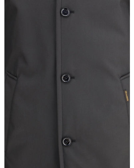 MooRER Black Polyester Coat
