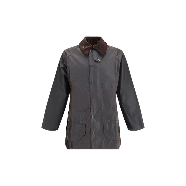 Barbour Black Cotton Coat