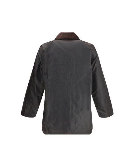 Barbour Black Cotton Coat