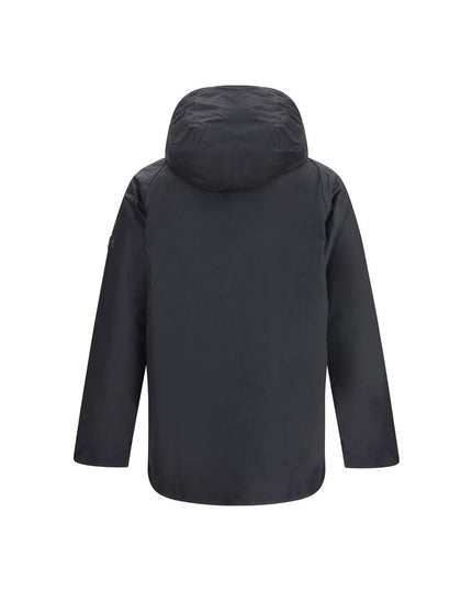 Barbour International Black Cotton Parka