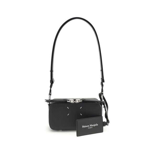 Margiela Black Calf Leather Bos Taurus Shoulder Bag