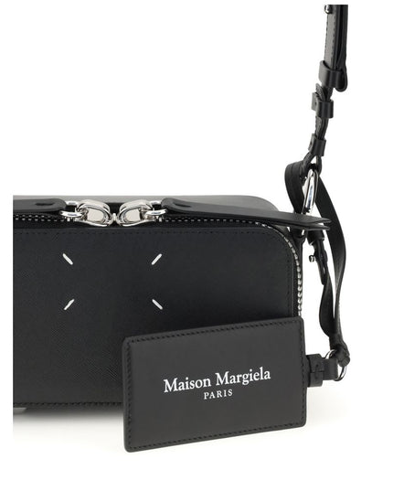 Margiela Black Calf Leather Bos Taurus Shoulder Bag