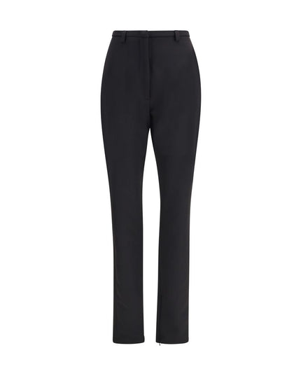 The Latest Black Polyester Skinny Pants