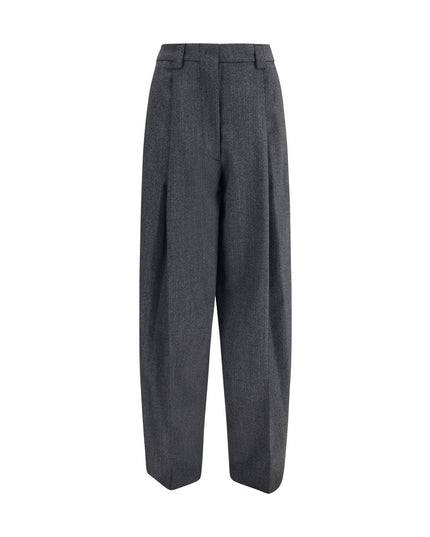 The Latest Gray Polyester Casual Pants