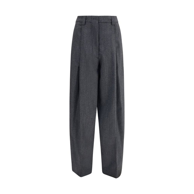 The Latest Gray Polyester Casual Pants