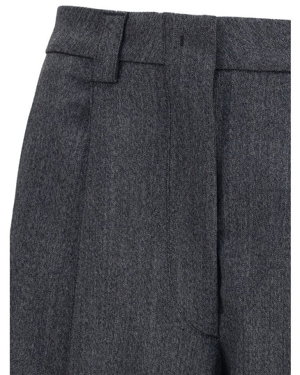 The Latest Gray Polyester Casual Pants