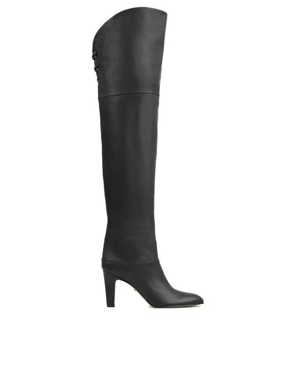 Chloé Black Calfskin Over The Knee