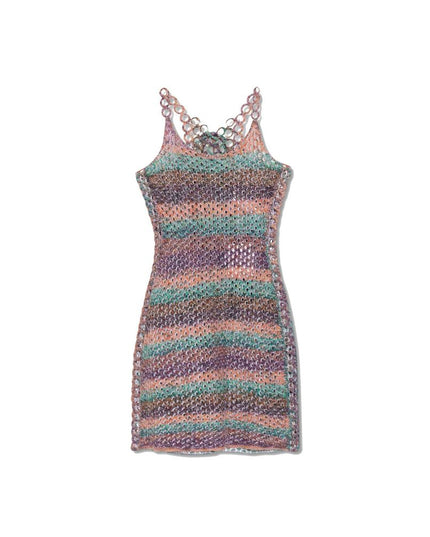 Chloé Multicolor Wool Casual Dress