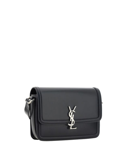 Saint Laurent Black Calf Leather Bos Taurus Shoulder Bag