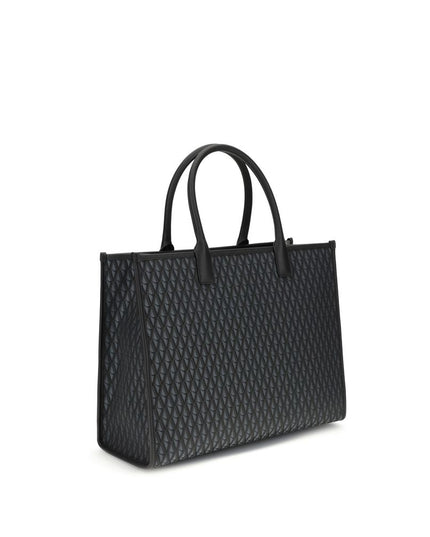 Versace Black Cotton Handbag