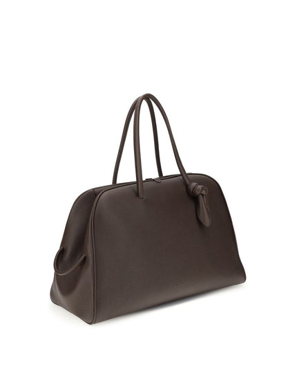 Jacquemus Brown Calf Leather Bos Taurus Handbag