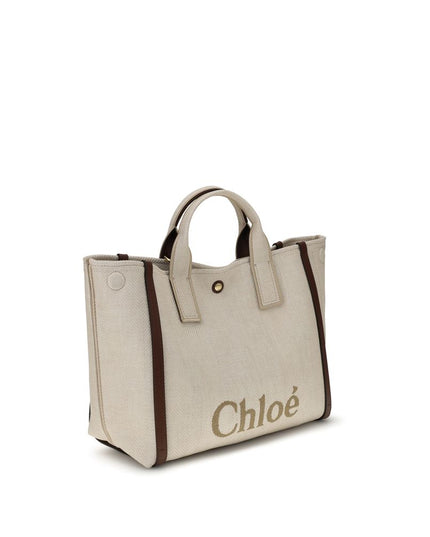 Chloé Beige Cotton Shoulder Bag