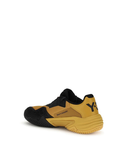 Y-3 Yellow Rubber Athletic Sneakers
