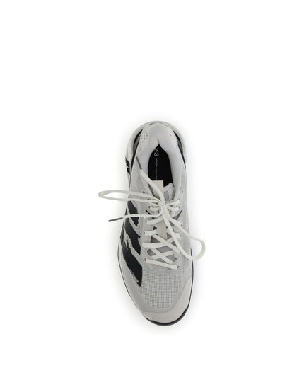 Y-3 White Fabric Athletic Sneakers