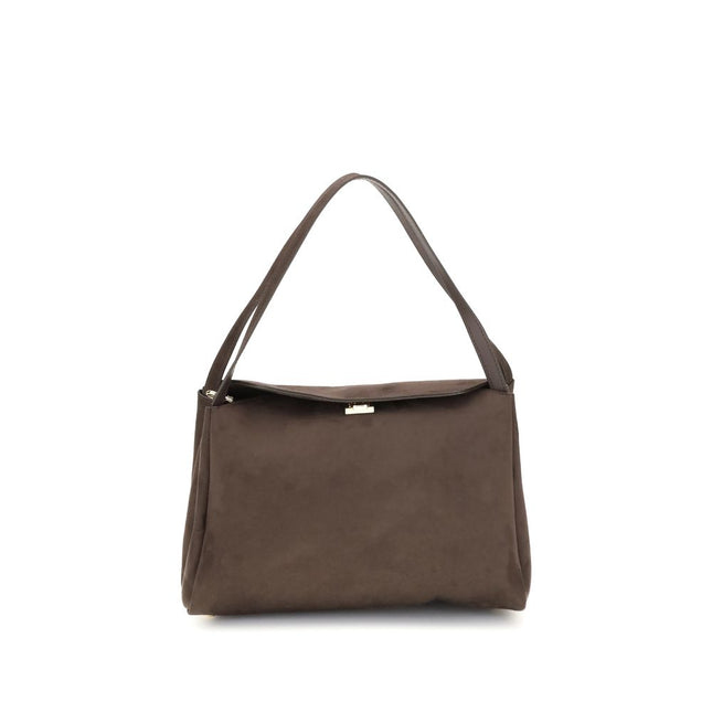 THEMOIRè Brown Other Fibres Shoulder Bag